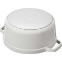 Puodas żeliwny apvalus Staub - 6.7 ltr, Balta trufla