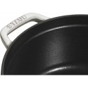 Pot żeliwny round Staub - 6.7 ltr, White truffle