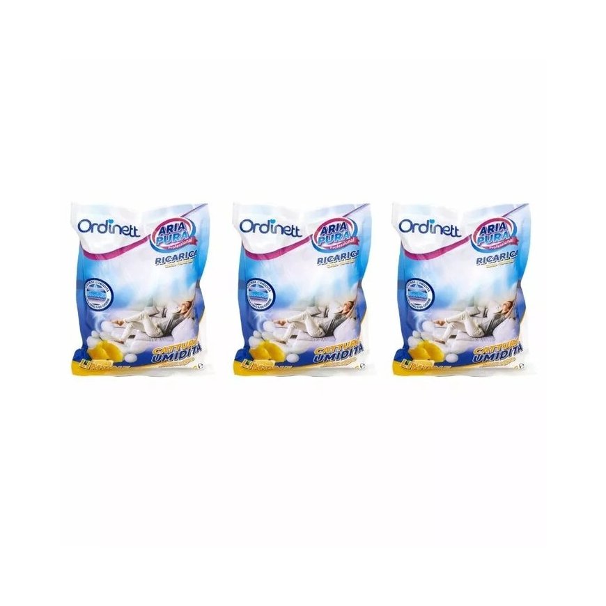 Moisture absorber supplement 3 pcs. x 450g lemon