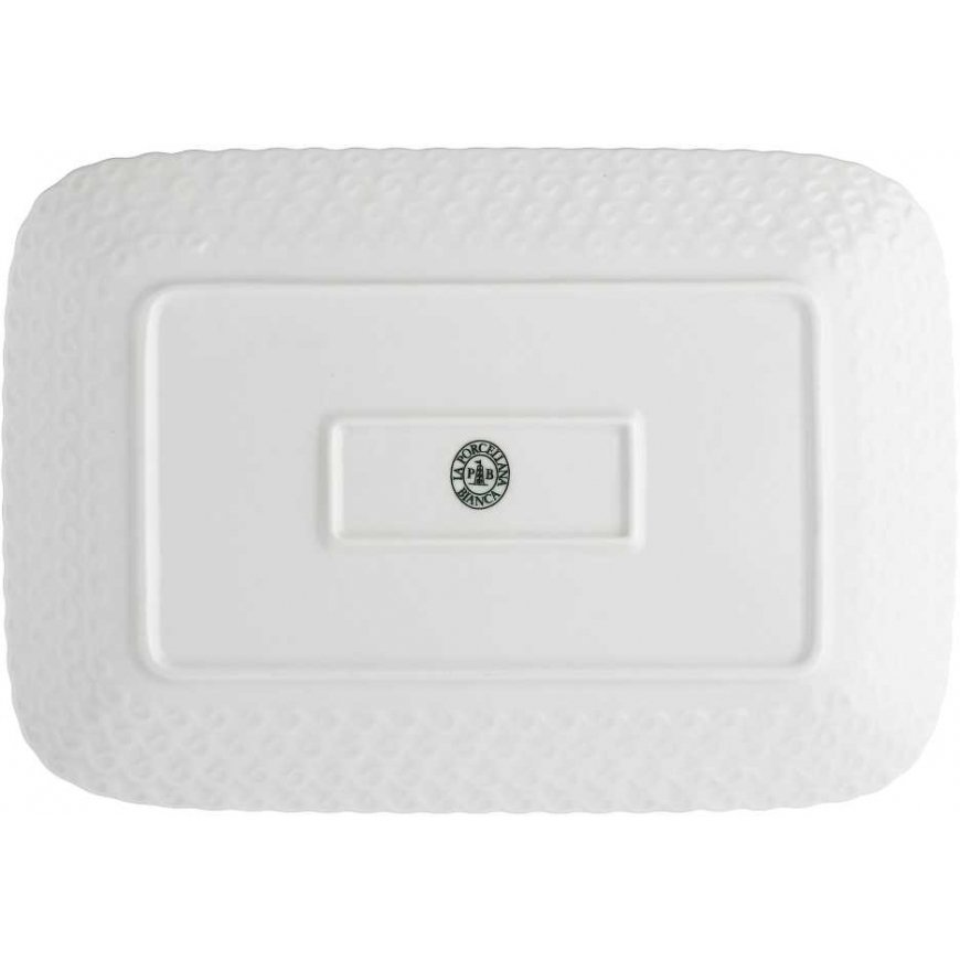 La Porcellana Bianca Taca do serwowania Momenti - White, 27 x 19 cm – 2