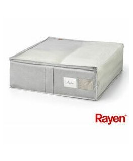 Premium grey blanket box 65x55x20cm