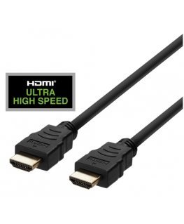 Deltaco HU-20 HDMI кабель 2 m HDMI Тип A (Стандарт) Черный