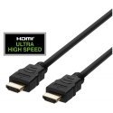 Deltaco HU-20 HDMI cable 2 m HDMI Type A (Standard) Black