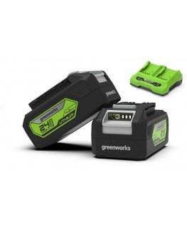 Accessory set Greenworks GSK24B4X 24 V 2x4.0 Ah + charger