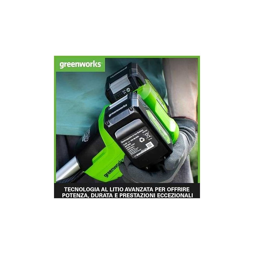 Priedų rinkinys Greenworks GSK24B4X 24 V 2x4,0 Ah + pakrovėjas – 5