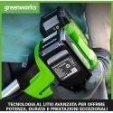 Priedų rinkinys Greenworks GSK24B4X 24 V 2x4,0 Ah + pakrovėjas Priedų rinkinys Greenworks GSK24B4X 24 V 2x4,0 Ah + pakrovėjas