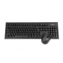 Tastatūru komplekts + membrānas pele A4 TECH V-Track 2.4G 7100N RF Nano A4TKLA41220 (USB 2.0 melns optiskais) Tastatūru komplekts + membrānas pele A4 TECH V-Track 2.4G 7100N RF Nano A4TKLA41220 (USB 2.0 melns optiskais)
