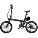 Beaster Scooter El. carbon frame bike, BS125B, black, 250W Beaster Scooter El. carbon frame bike, BS125B, black, 250W