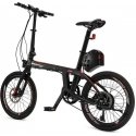Beaster Scooter El. karboninio rėmo dviratis, BS125B, juodas, 250W Beaster Scooter El. karboninio rėmo dviratis, BS125B, juodas, 250W