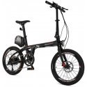 Beaster Scooter El. carbon frame bike, BS125B, black, 250W Beaster Scooter El. carbon frame bike, BS125B, black, 250W