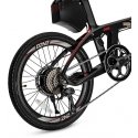 Beaster Scooter El. karboninio rėmo dviratis, BS125B, juodas, 250W Beaster Scooter El. karboninio rėmo dviratis, BS125B, juodas, 250W