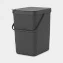 Brabantia 129940 roska-astia 25 L Suorakulmainen Muovi Harmaa