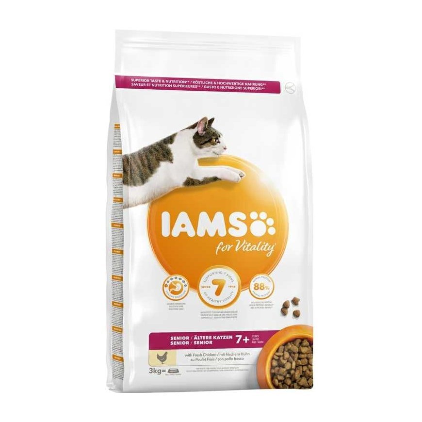 Iams CAT Vitality Senior chicken 3kg