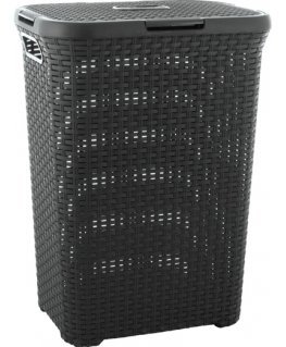 Curver Style 3253920707031 корзина для белья 60 L Квадратный Ротанг Антрацит