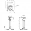 Vogels Projector Ceiling mount, PPC1540W, Maximum weight