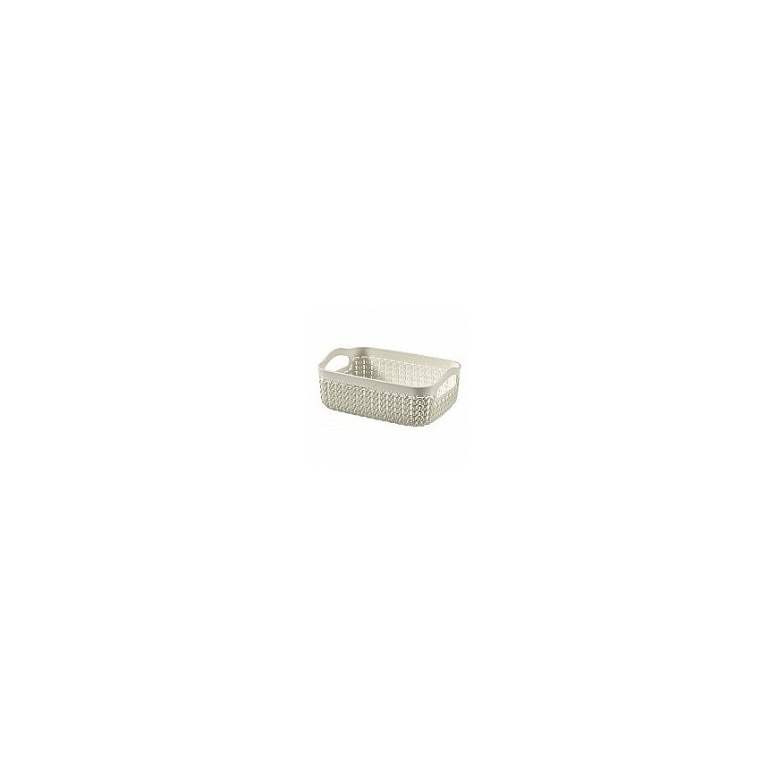 Basket Knit A6 19x14x7cm white