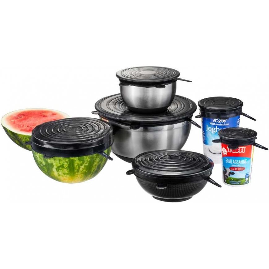 GEFU Set of 6 pokryw silikonowych