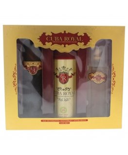 Cuba Royal by Cuba for Men - 3 Pc Gift Set 3.3oz EDT Spray