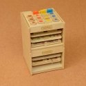 Masterkidz MASTERDKIZ Storage Cabinet for Handy Educational Boards Small for 3 Boards