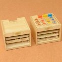 Masterkidz MASTERDKIZ Storage Cabinet for Handy Educational Boards Small for 3 Boards