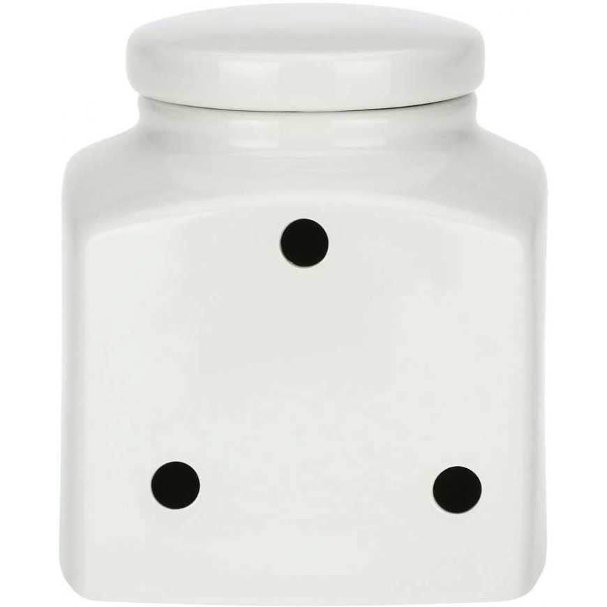 La Porcellana Bianca Pojemnik na czosnek Conserva - White, 500 ml – 2