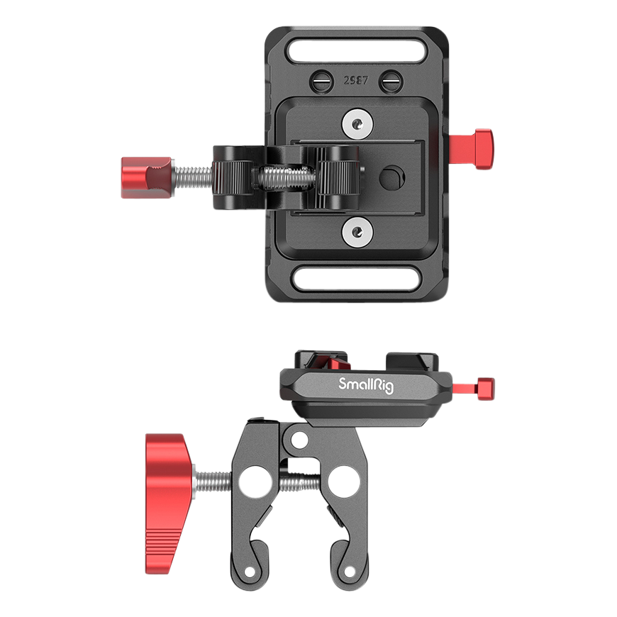 SmallRig 2989 Baterija Plate Mini V-Mount w Crab Clamp – 2