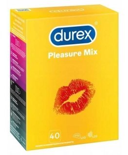 Stimulating condoms Durex Pleasure Mix 40 pcs