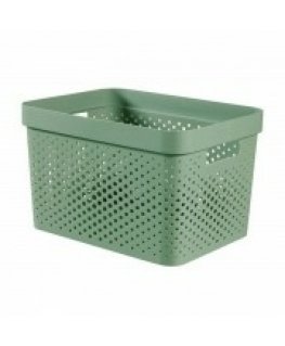 Infinity Recycled Box 17L 36x27x22cm green