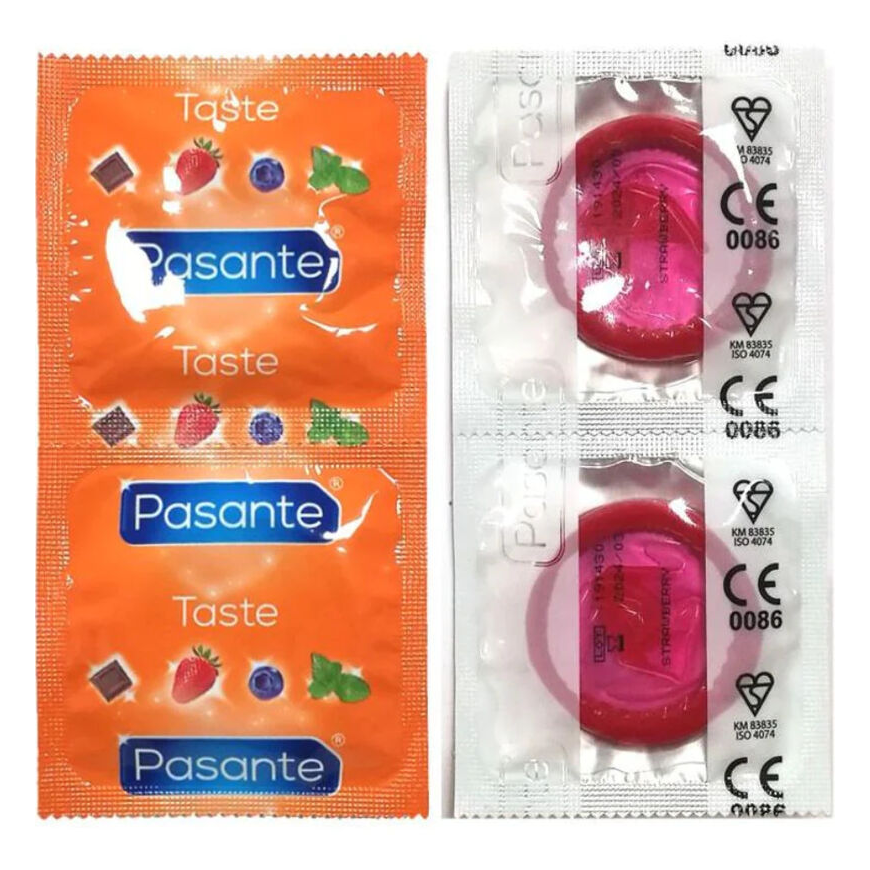 Pasante Healthcare Prezerwatywy Pasante Strawberry Crush Bulk (144 units)