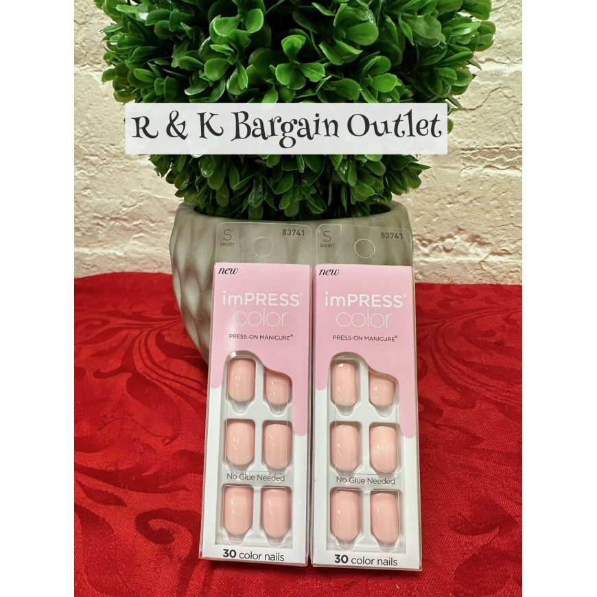 Kiss My Face imPRESS Color Pick Me Rožinė Nails 30 pcs