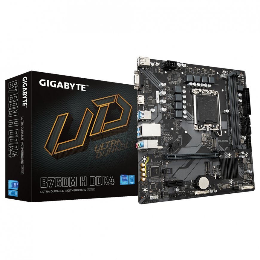 Gigabyte B760M H DDR4 mātes plate
