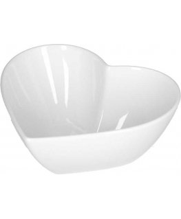 La Porcellana Bianca Bowl Cupid's heart - White, 15 cm