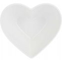 La Porcellana Bianca Bowl Cupid's heart - White, 15 cm La Porcellana Bianca Bowl Cupid's heart - White, 15 cm