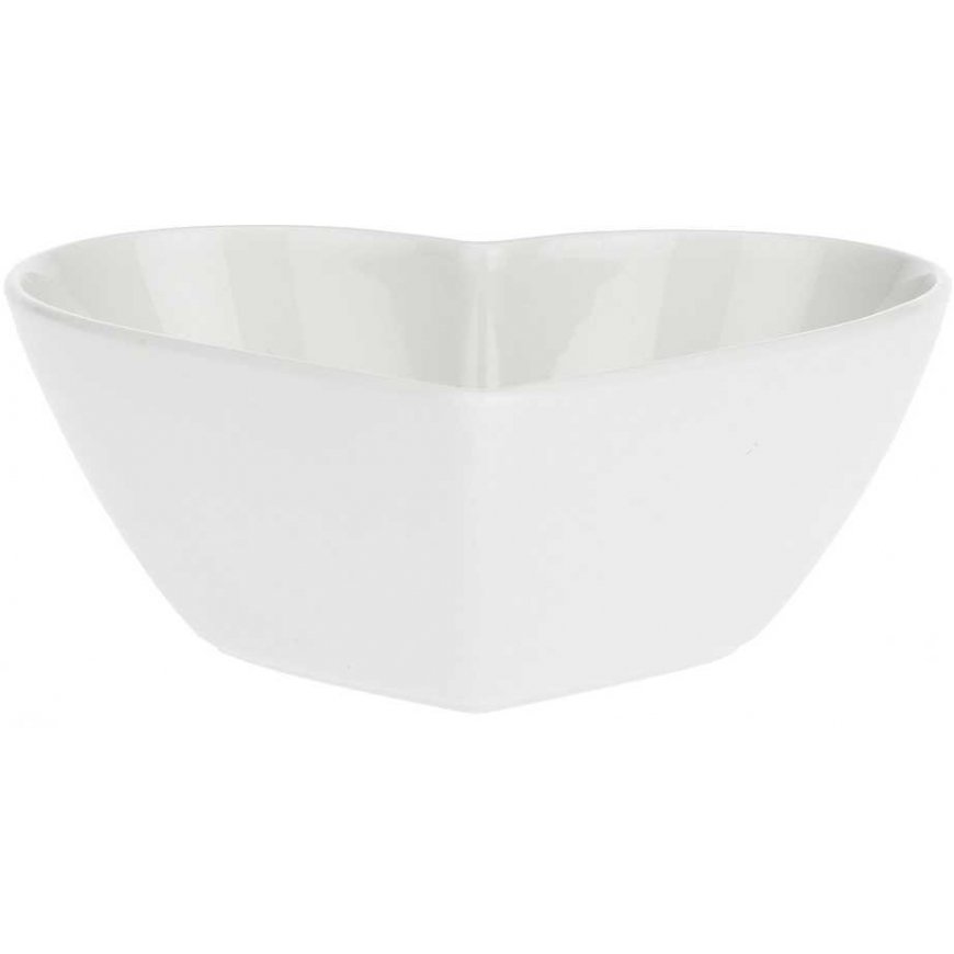 La Porcellana Bianca Bowl Cupid's heart - White, 15 cm – 3