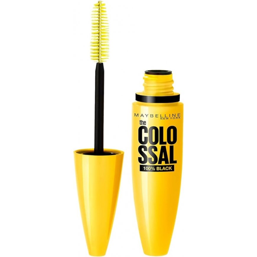 Maybelline Colossal Volum'Express 100% Black Mascara for volume