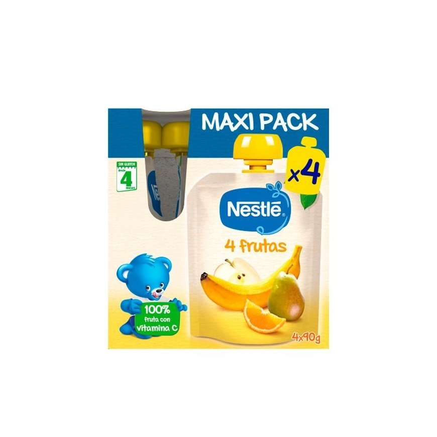 Nestle Packet of 4 fruits 4x90g