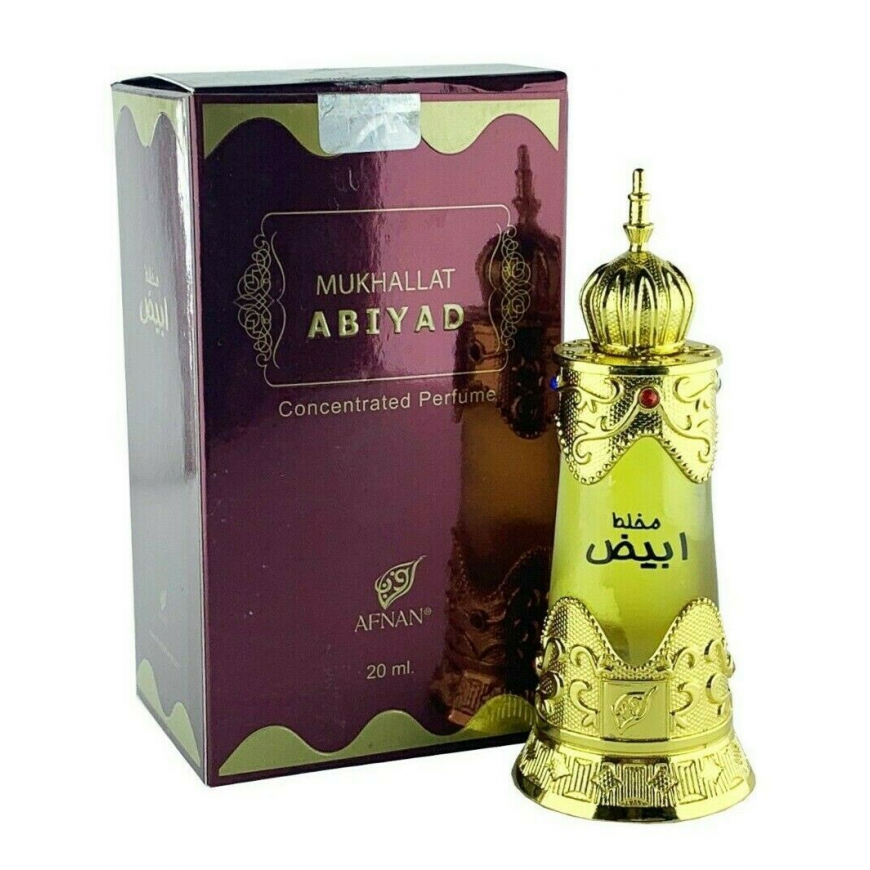 Afnan Mukhallat Abiyad Aliejiniai Kvepalai UNISEX (Vyrams ir Moterims) 20ml