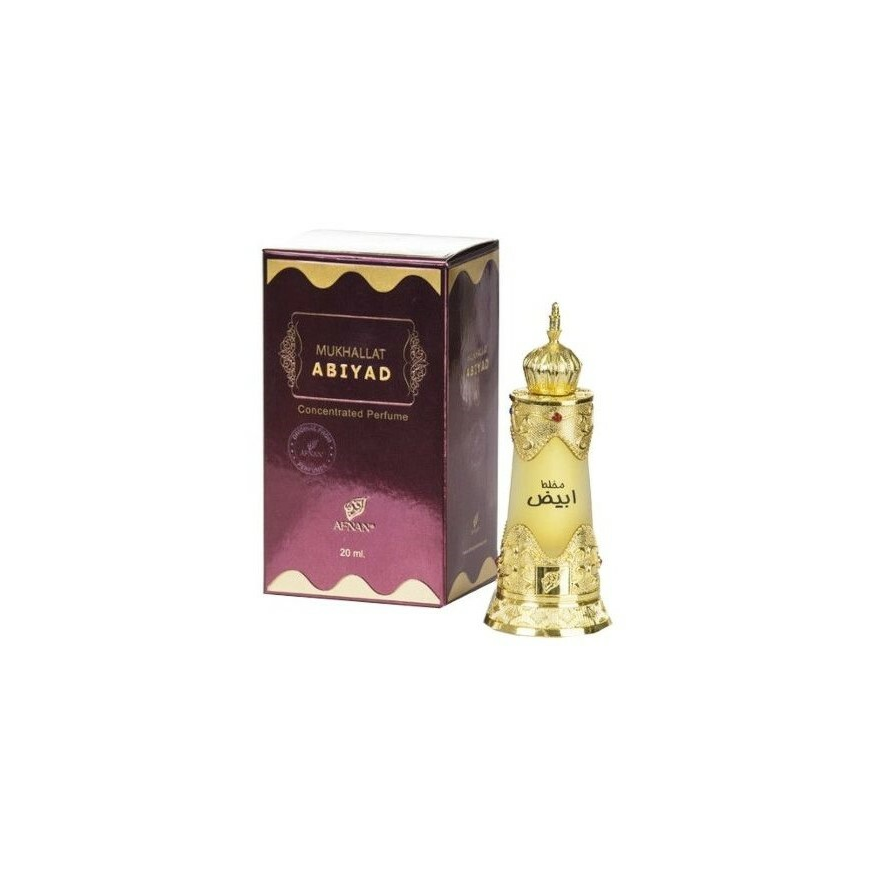Afnan Mukhallat Abiyad Aliejiniai Kvepalai UNISEX (Vyrams ir Moterims) 20ml – 3