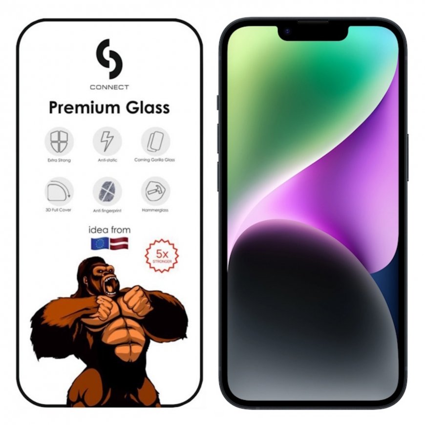 Ühendage Corning Gorilla Ultra Strong 3D klaas Apple iPhone 13 /