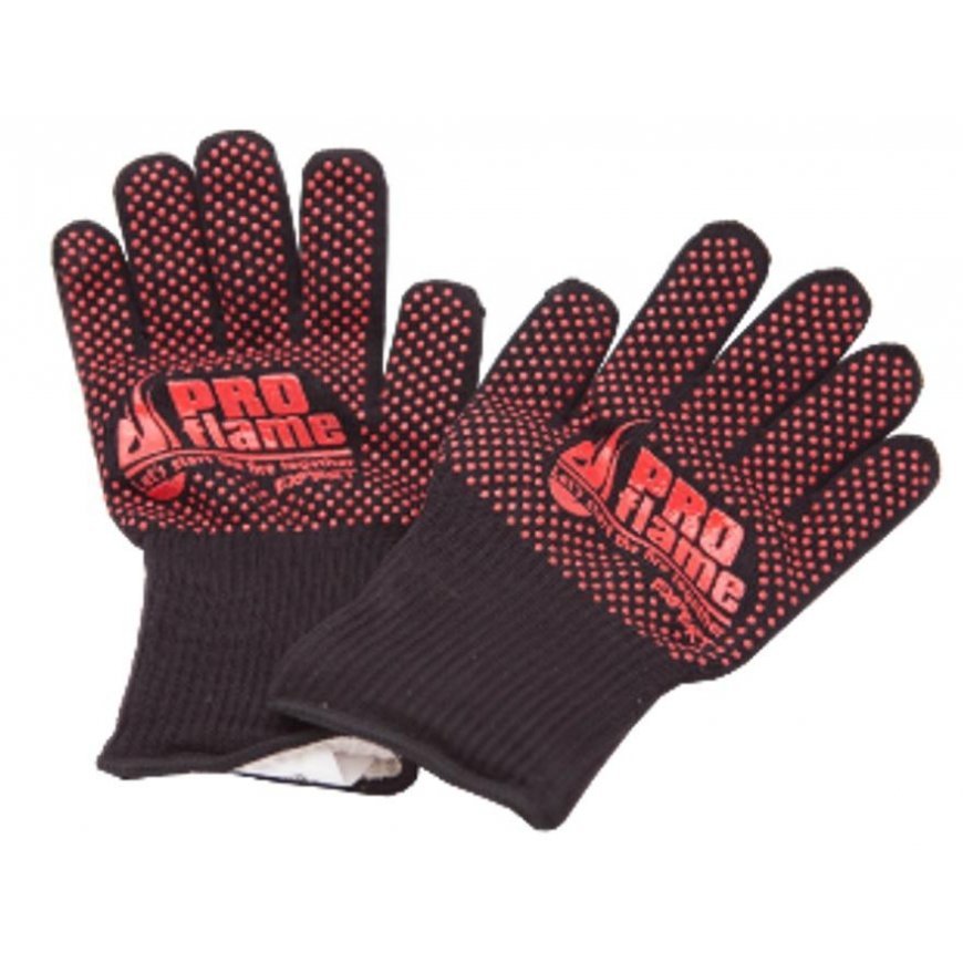 PROflame EXPERT heat-resistant BBQ gloves, 2 pcs