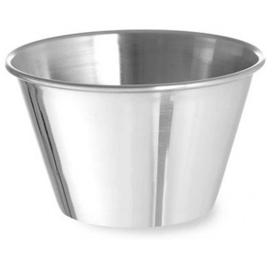 Ramekin bowl, container for sauces and dips, stainless steel, dia. 85 mm 12 pcs 175 ml - Hendi 400043