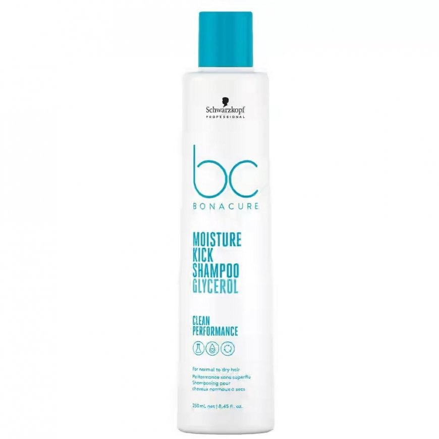 Drėkinamasis plaukų šampūnas Schwarzkopf Professional Bonacure Moisture Kick Šampūnas Glycerol 250ml – 2
