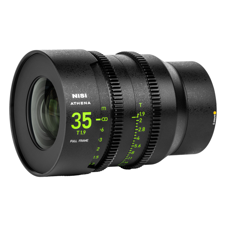 Objektyvas NiSi Cine Lens Athena Prime 35mm T1.9 E-Mount (Without Drop-in Filter) – 2