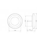 Difuzorius EUROPLAST KD125, D125 Difuzorius EUROPLAST KD125, D125