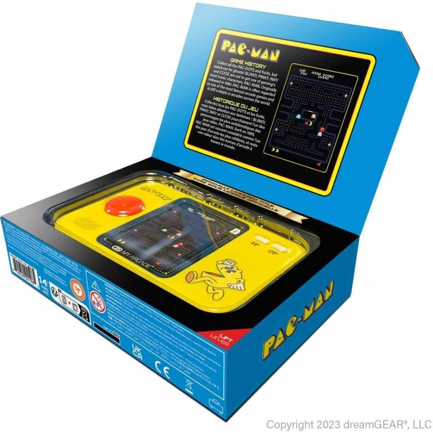 Dreamgear MY ARCADE Pocket Player ,,Pac-Man" nešiojama žaidimų konsolė