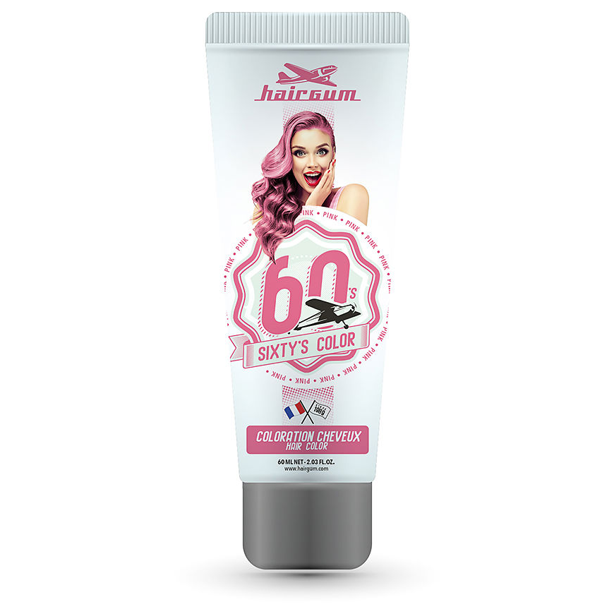Hairgum Sixty's Color Hair Color Pink – 2