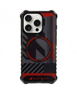 Audi IML Sport MagSafe Case iPhone 15 Pro 6.1" czarny|black hard