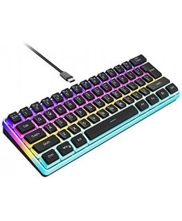 RAMPAGE GAMING KEYBOARD USB-C RGB PUDDING Taustiņi