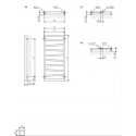 Electric towel dryer Terma ZigZag 83X50 cm