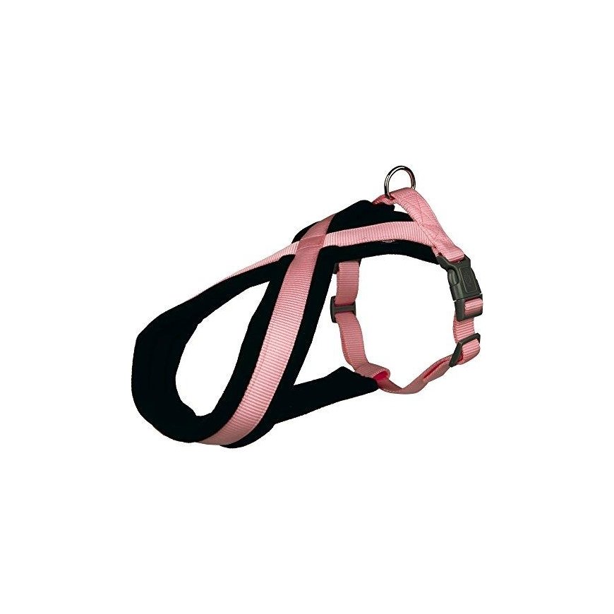 TRIXIE Premium touring petnešos, L-XL 70-110cm/25mm, juodos – 4